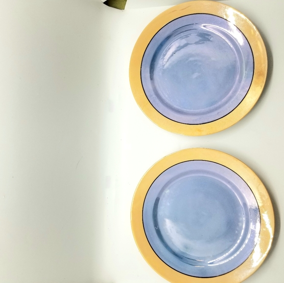 3 Tashiro Shoten Japan Lusterware Dessert Plates - Picture 6 of 6